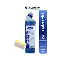 Tuvalet Temizleyici Taskı R6 Wc 750ml 1 Adet + Hassas Temizlik Süngeri 1 Adet 160gr