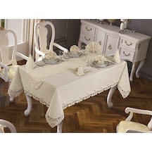 Saltanat Masa Örtüsü 26 Parça Krem (329471060)