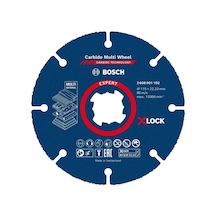 Bosch Expert X Lock Cmw Kesme Diski 115 Mm X Lock Carbide Multi Whell