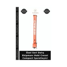 Özel Seri Dalış Ekipmanı Hobi Cressi Compact İşaretleyici Orange