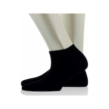 Miss Bella Erkek Bambu 3 Adet Patik Çorap-Standart Siyah