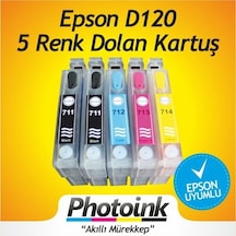 Epson D120 Uyumlu Kolay Dolan Kartuşlar Dolu Bk1008.01.009 Bk Gift