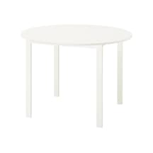 Ikea Beyaz Modern Yemek Masası - Yuvarlak Mutfak Masası