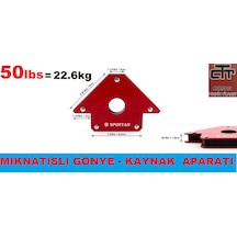 Mıknatıslı Kaynak Gönyesi 2 Adet Manyetik Açılı Kaynak Tutucu N11.39615