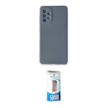 Cep Samsung Uyumlu Galaxy A72 Kılıf Ahenk Serisi İkili Koruma Seti Najmaddin Pudra