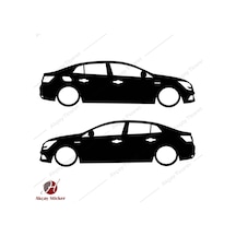 Megane 4 Sticker Megane 4 Gölge Sticker Renault Oto Sticker