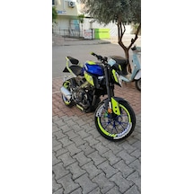 Yamaha MT125 Florasan Sarı Sticker Seti