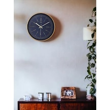 Galaxy 218-a-10 Serisi Eskitme Metal Görünümlü Sessiz Akar Modern Duvar Saati 30 Cm 0240-beyaz-şekilli-48cm