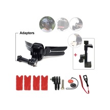 Tuyu Motosiklet Aksesuarları Gopro Insta360 Aksiyon Kameraları İçin Evrensel Kask Kamera Montaj Kiti - Telefon Klipsi Seti