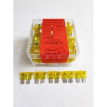 20 Amper Yassı Bıçak Sigorta 100,lü Paket