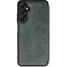 Samsung Galaxy  Uyumlu,  A36 Kılıf Flip Cover - Koyu Yeşil