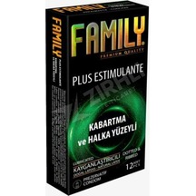 2 Adet Family Plus Estimulante Kabartma Ve Halka Yüzeyli