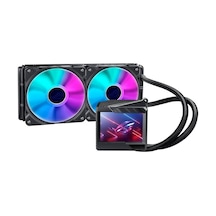 Rog Ryujın Iı 240 Argb Oled Aura Sync Rgb 2x Noctua Ippc 2 Pwm 120mm Adreslenebilir Rgb Fan Sıvı Cpu Soğutucusu V2