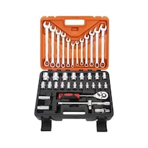 Moonshop Profesyonel Lokma Takımı 1/2 Cr-v Çeliği 37 Parça