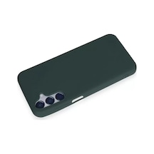Samsung Galaxy Uyumlu M15 Uyumlu Kılıf First Silikon - Koyu Yeşil