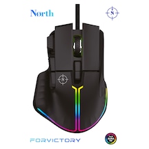 North Ragnarok PMW3389 RGB 12.800 Dpı Profesyonel Makrolu Oyuncu Mouse