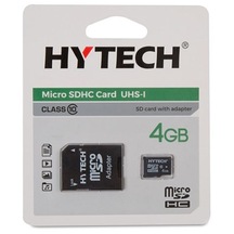 Hytech HY-XHK4 4 GB Class 10 MicroSDHC UHS-I Hafıza Kartı + Adaptör