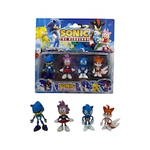 Sonic Tails Metal Sonik Amy Rose Oyuncak Karakter Seti 4lü