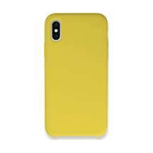 Apple Uyumlu - iPhone X Kılıf Lansman Legant Silikon - Sarı