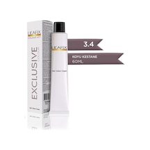 Lilafix Krem Profesyonel Tüp Saç Boyası 60ml - 3.4 Exclusive Koyu Kestane