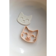 Sevimli Kedi Kurabiye Kalıbı, Kesici, Şekillendirici