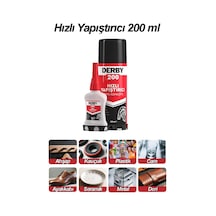 Derby Hızlı Yapıştırıcı Seti 200 Ml 5 Adet Ahşap Ve Plastik Yüzeyler İçin Yüksek Yapıştırma Gücü Düşük Viskozite 200 Ml