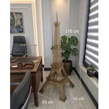 Dekoratif Eskitme Lazer Kesim Metal Eyfel Kulesi