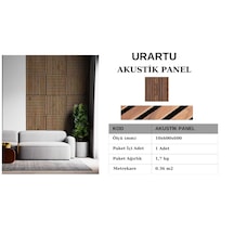 60 X 60 Akustik Duvar Paneli