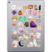 Komik Cats Seri 3 Sticker Seti Laptop Ajanda Notebook Tablet Telefon Defter Etiket Bullet Journal Diğer