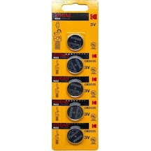 Kodak CR2025 Lityum Para pil - 5'li