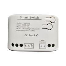 Smart Switch Tywrd-rf Akıllı Anahtar Wifi + Bluetooth + 433mhz Rf 10a Röle Modülü Ac 85-250v