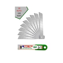 Bay-Tec Mk1560 Maket Bıçağı Geniş Ağız 10 Kutu 100 Adet (0,5*18)
