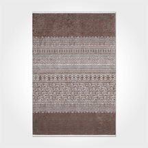 Crea Yolluk Halısı 100x200 Printed Carpet 2307pc Kahverengi Koyu