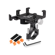 Ximistore9 Bisiklet, Motosiklet İçin 360 Dönebilen Hafif Alüminyum Telefon Tutucu - Z83 Siyah