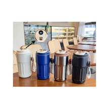Askılı Ve Derece Göstergeli Vakumlu Mug - 500 Ml Modern Kahve Termosu Alk3136 -