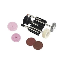 Mannesmann 92564 Gravür Hobi Mini Fırça Zımpara Seti - 9 Parça