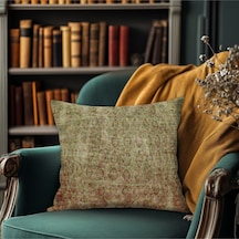Turkıshrug Kıngdom Otantik Desenli Kilim Baskı Kırlent Kılıfı Yastık 43 X 43 Çok Renkli