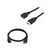 Powermaster 8801 Hdmi Kablo Uzatma 30 Cm Erkekek Dişi