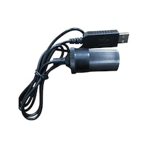Usb 5 Volt To 12 Volt Max 1 Amper Çakmak Fiş Çevirici Usb Pd Portundan Gelen Gücü 12v Araç Çakmak Soketine Dönüştürür 1 Metre