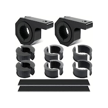 Xuweiwei Aluminum 2 Kelepçe Led Işık Barı Montaj Braketi Kiti Atv Yatay Bar Tüp 1 1.5 1.75 2 Çap