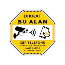 Dikkat Bu Alan Cep Telefonu Sistemi İle İzlenerek Kayıt Altına Alınmaktadır