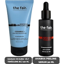 the fair. Ahabha Peeling Serum 30 ML + Yağlı ve Akneye Yatkın Ciltler İçin Temizleme Jeli 150 ML