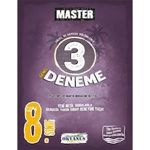 Okyanus Yayıncılık - 8. Sınıf Master 3 Genel Deneme