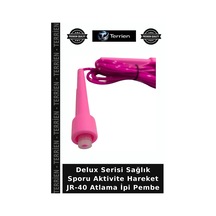 Delux Serisi Sağlık Sporu Aktivite Hareket Jr-40 Atlama İpi Pembe