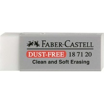 Faber-castell Öğrenci Silgisi Dust Free 20 Li Beyaz 18 71 20