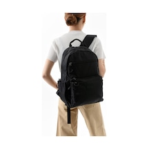 Baginn Unisex Sırt Çantası Paraşüt Kumaş Hafif Çok Cepli Yağmur İtici Kumaş 40 28 Cm 571 Collection Siyah