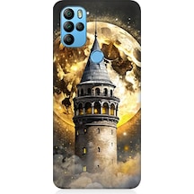 General Mobile Discovery Gm21 Pro Uyumlu Galata Kulesi Desenli Silikon Kılıf