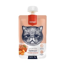 Wanpy Taze Somonlu Tavuklu Kedi Et Ezmesi 90 Gr