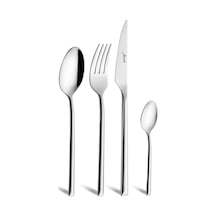 Jumbo 2006 24 Parça 6 Kişilik Tatlı Çatal Kaşık Bıçak Takımı GÜmüş