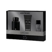 Mont Blanc Explorer Edp 100 Ml + Edp 15 Ml + 100 Ml Shower Gel Erkek Parfüm Seti Aromatik